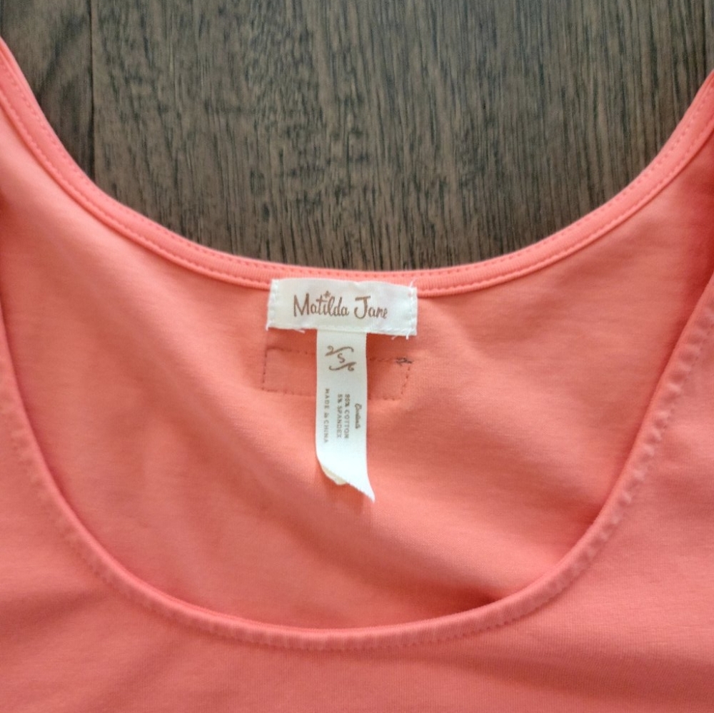 Matilda Jane coral top